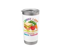 Lunch Lady Lunch Lady Making Bellies Happy Since Forever Stainless Steel Insulated Tumbler