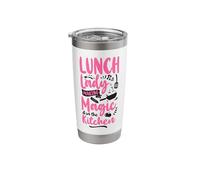Lunch Lady Lunch Lady Making Magic in The Kitchen Stainless Steel Insulated Tumbler