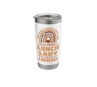 Lunch Lady Mom Rainbow The Only Thing Better Than Being A Stainless Steel Insulated Tumbler