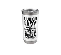 Lunch Lady Ninja Lunch Lady Only Because Awesome Stainless Steel Insulated Tumbler
