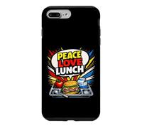 Lunch Lady Peace Love Lunch Cafeteria Worker Pop Art Case for iPhone 7 Plus/8 Plus