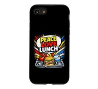 Lunch Lady Peace Love Lunch Cafeteria Worker Pop Art Case for iPhone SE (2020) / 7/8