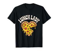 Lunch Lady Pizza Lover School Vibes Casual Fun T-Shirt