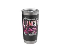 Lunch Lady Retired A Legendary Lunch Lady Has Retired Stainless Steel Insulated Tumbler