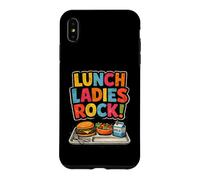 Lunch Lady School Cafeteria Worker Lunch Ladies Rock Case for iPhone XS Max