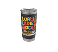 Lunch Lady School Cafeteria Worker Lunch Ladies Rock Stainless Steel Insulated Tumbler