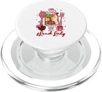 Lunch Lady Tools Hearts Flowers Valentine's Day Joke Single PopSockets PopGrip for MagSafe