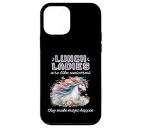 Lunch Lady Unicorn Make Magic Happen Cute Bojo Pretty Floral Case for iPhone 12 mini