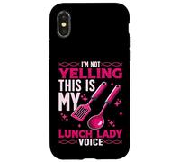Lunch Lady Voice Food Service Cafeteria Worker Lunch Lady Case for iPhone X/XS