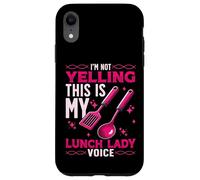 Lunch Lady Voice Food Service Cafeteria Worker Lunch Lady Case for iPhone XR