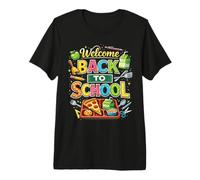 Lunch Lady Welcome Back to School Cafeteria Worker First Day Premium T-Shirt