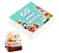 Lunch Notes for Kids - 60-Sheet Motivational Cards with Funny and Positive Messages, Encouraging Notes for Boys and Girls, Bright Colorful Designs to Inspire Confidence Joy, Perfect Parents