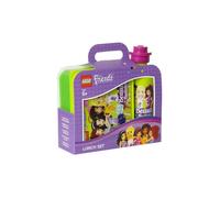 Lunch set - LEGO - Friends - Water bottle 6.5 cm - Box 16x14.1 cm - Multicolored