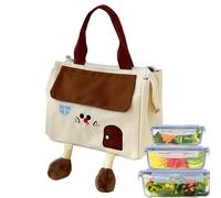 Lunch Tote Bag for Women - Insulated Lunch Bags Cute Box Holder,Reusable Pouch Large Tote for Food Fruit Snack Women Girls Boys Kids Outdoor Picnic Travel Office School Camping