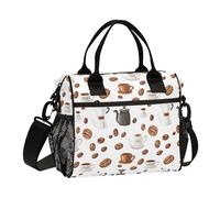 Lunch Tote Bags for Men Lunch Box Cooler Lunch Bag Large Work Coffee Beans Cups Leakproof Office Travel Pack Lunch Bag M