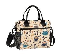 Lunch Tote Bags for Men Lunch Box Cooler Lunch Bag Large Work Coffee Cups Beans Leakproof Office Travel Pack Lunch Bag M