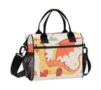 Lunch Tote Bags for Men Lunch Box Cooler Lunch Bag Large Work Dragon Graphic Leakproof Office Travel Pack Lunch Bag M