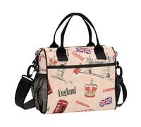 Lunch Tote Bags for Men Lunch Box Cooler Lunch Bag Large Work London England Leakproof Office Travel Pack Lunch Bag M