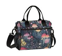Lunch Tote Bags for Men Lunch Box Cooler Lunch Bag Large Work Mushroom Mysterious Leakproof Office Travel Pack Lunch Bag M