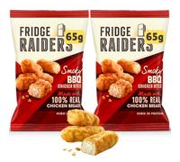 Lunchables Fridge Raider Chicken bites - High protein Packed lunch snacks, picnic food, school lunchbox (2x65g Smoke BBQ)