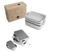 Lunchboxes 3in1 Three-in-one Lunch Box Snack Box made of Stainless Steel Stand
