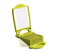 Luncheon Meat Slicer, Durable, Quality Stainless Steel 11 Wires for 12 Thinner Slices, Certified Safety, Slice Meats (Green)