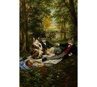 Luncheon on the Grass Cats: Manet Art Parody Lined Journal: Impressionist-Inspired Cat Notebook | 120 Lined Pages | 6 x 9 Inches | Forest Picnic Cover for Cat Lovers, Writers, Artists & Journaling