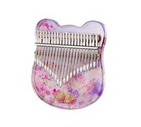 LUNCHS Acrylic Kalimba 17/21 Keys Thumb Piano, Mbira Finger Piano Portable Musical Instruments For Adult Beginners Christmas (Color : Purple, Size : 21 keys)