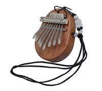 LUNCHS Kalimba 8keys With Lanyard,mini Finger Thumb Piano African Traditional Instrument Portable Mbira For Finger Exercises