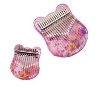 LUNCHS Kalimba Thumb Piano 10/17/21 Keys Musical Instruments, Mbira Finger Piano Gifts With Tune Hammer And Study Instruction (Size : 21+10 keys)