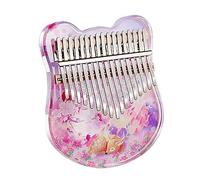 LUNCHS Kalimba Thumb Piano 10/17/21 Keys Musical Instruments, Mbira Finger Piano Gifts With Tune Hammer And Study Instruction (Size : 21 keys)