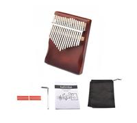 LUNCHS Thumb Piano Kalimba 17keys,wooden Finger Piano With Accessories Mbira Musical Instruments For Beginners Play Beautiful Melodies (Color : B)