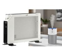 LUND 2000W Infrared Convector Heater With Air Humidifier ECO Floor Timer