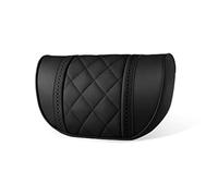 LUNDA Luxury Car Neck Pillow Car Travel Neck Rest Pillows Seat Cushion Support Napa Leather for Mercedes Benz S-Class headrest (Black