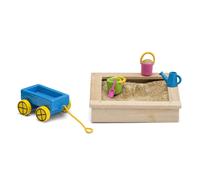 Lundby Smaland 1:18 Dolls House Garden Accessories Sandpit Sandbox Play Set