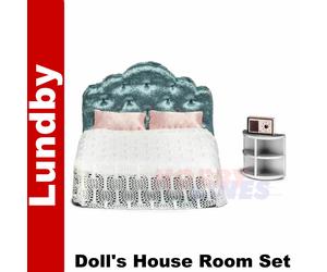 Lundby BEDROOM SET Doll's House luxurious 1:18th scale Sweden