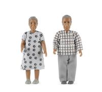 Lundby Dolls House Nikki Grandma & Grandad Elderly Couple Modern People 1:18