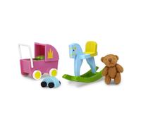 Lundby TOY SET Nursery Toys Rocking Horse etc Dolls House 1:18th scale Sweden