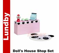 Melody Jane Lundby Dolls House Modern Shop Counter & Accessories
