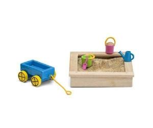 Lundby Smaland 1:18 Dolls House Garden Accessories Sandpit Sandbox Play Set