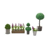 Lundby Stockholm 1:18 Dolls House Garden Accessories Flowers and Plants Set