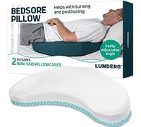 Lunderg Bedsore Pillow Positioning Wedge - with 2 Non-Slip Pillowcases