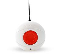 Lunderg Call Button - Accessory for the Lunderg Alarm Systems - Push-Button Help Call for Elderly Patients, Lightweight Wearable Lanyard Included, US Company