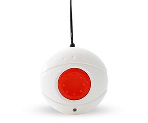 Lunderg Call Button - Accessory for the Lunderg Alarm Systems - Push-Button Help Call for Elderly Patients, Lightweight Wearable Lanyard Included, US Company