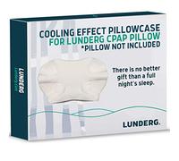Lunderg Cooling Effect Pillowcase Replacement for Our Memory Foam CPAP Pillow - Premium Comfort Fabric - Pillow NOT Included