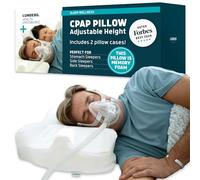 Lunderg CPAP Pillow for Side Sleepers - Includes 2 Pillowcases - Adjustable Memory Foam Pillow for Sleeping on Your Side, Back & Stomach - Reduce Air Leaks & Mask Pressure for a Better Sleep