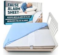 Lunderg False Alarm Bed Sheet - Compatible with Lunderg Early-Alert & Basic Bed Alarms for Elderly Sensor Pads - Reduce False Alerts & Prevents Sensor Pad Movement - Easy to Use & Soft Fabric