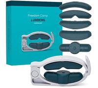 LUNDERG Freedom Clamp - The Most Advanced Incontinence Clamp for Men with Innovative Pro-Hinge for Top-Down Pressure & 5 Different Fittings for Superior Adjustability - Male Incontinence Products