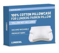 Lunderg Pillowcase Replacement for Our Parkin CPAP Pillow - Premium Cotton Fabric - Pillow NOT Included