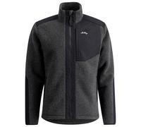 Lundhags - Saruk Wool Pile Mid Full Zip - Fleece jacket size XL, black/grey